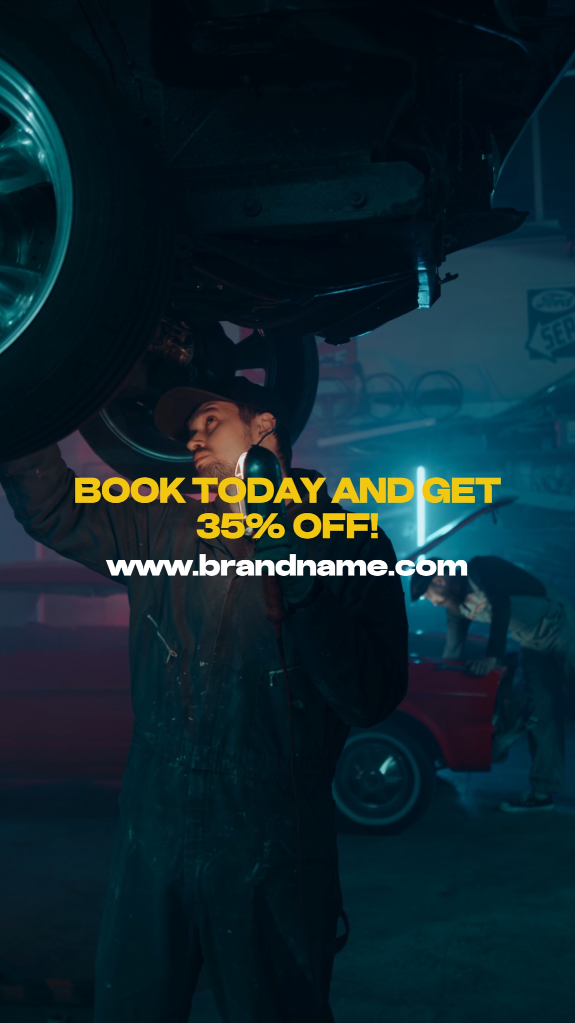 Transition repair car promo ads