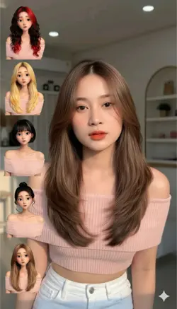 Top hair