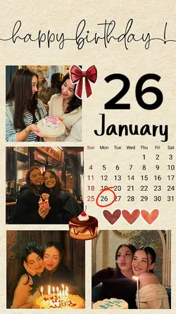 HBD 26 JANUARY