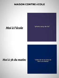 Maison contre école