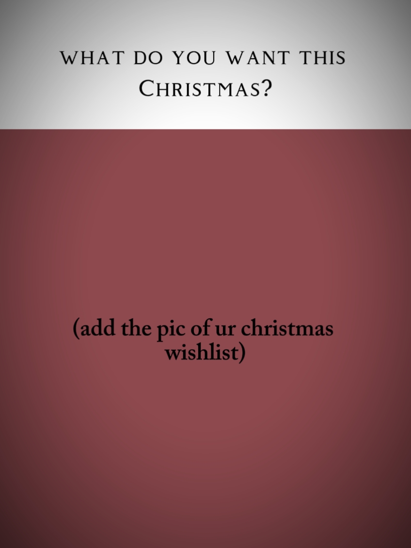 Weihnachtswunsch