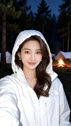 Ai photo Camping 