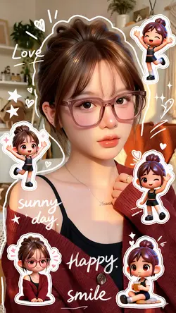 ai chibi sticker