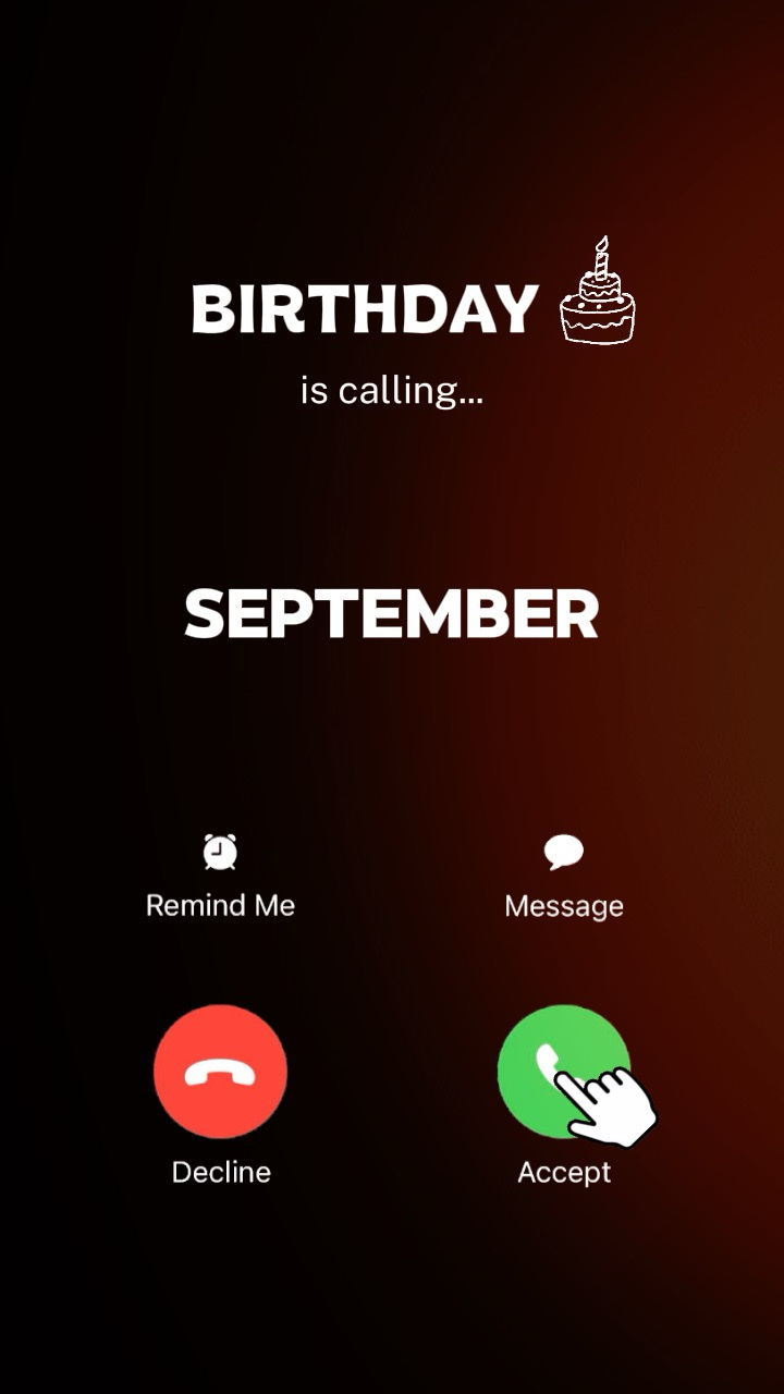 ANNIVERSAIRE DE SEPTEMBRE