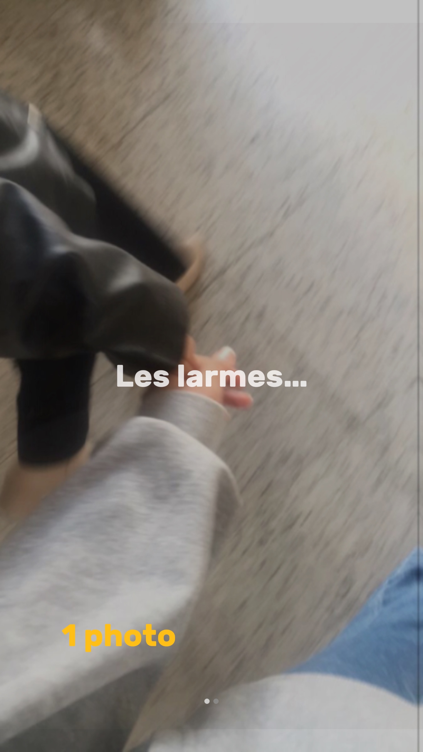 Les larmes ...