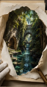 Jardin d'eau secret 