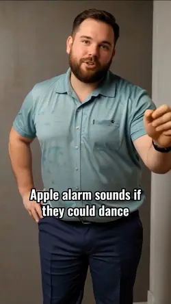 Apple alarm sounds 