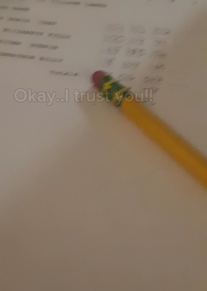 I trusted you!!