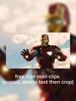 free iron man clips 