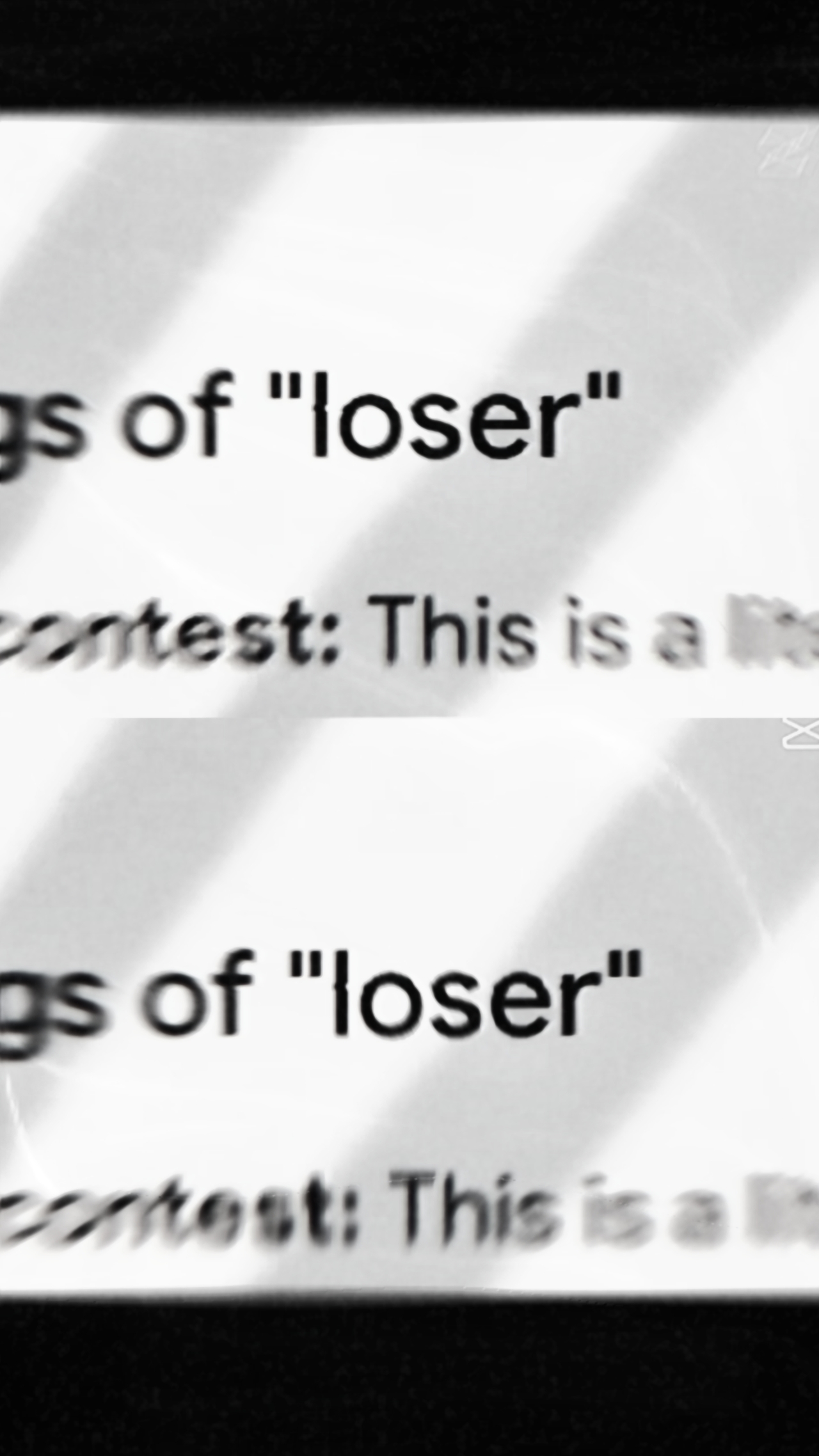 i'm a loser