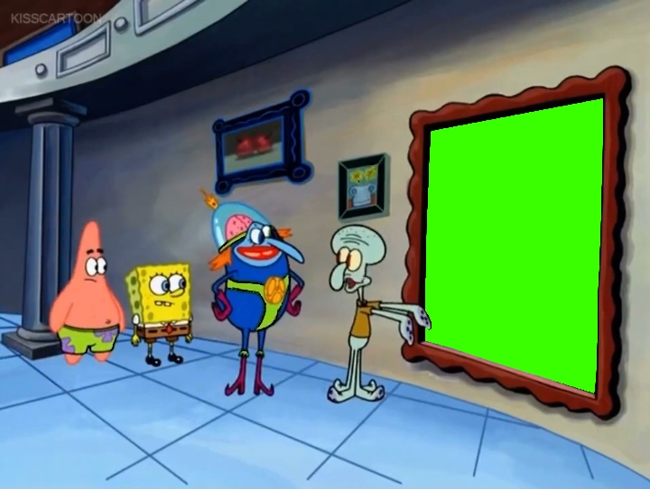 Arte do bob esponja