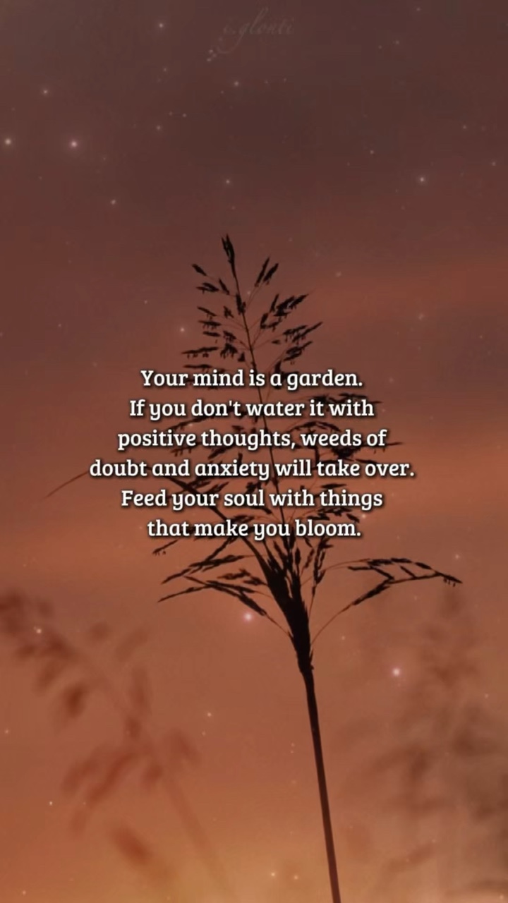 Tu mente es un jardín