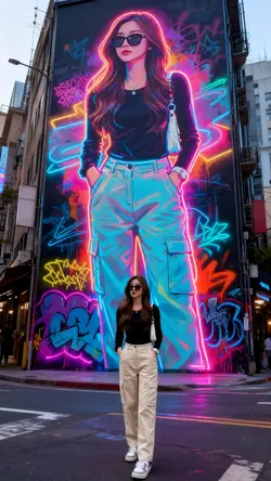 ai graffiti portrait