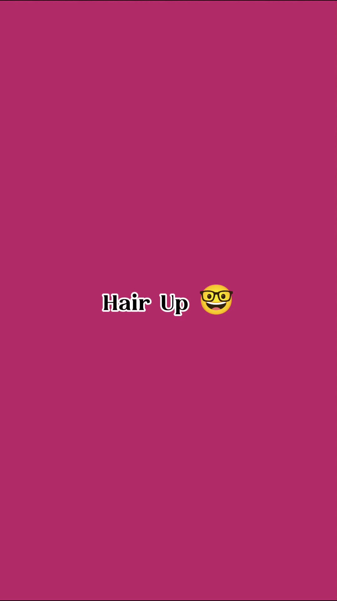 cheveux relevés