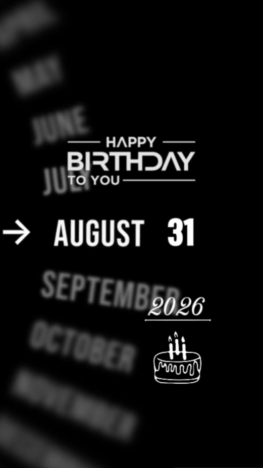 HBD 31 AOÛT