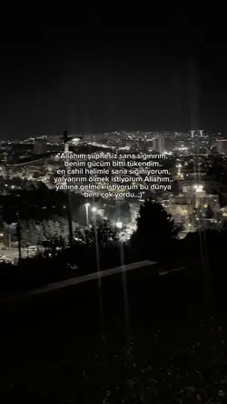 Sana sığınırım..