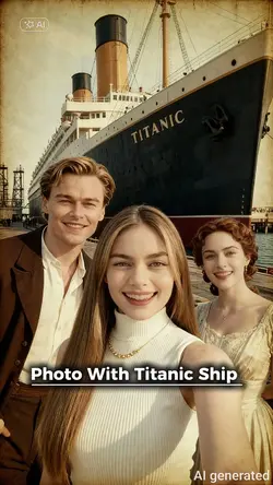 With Titanic Ship