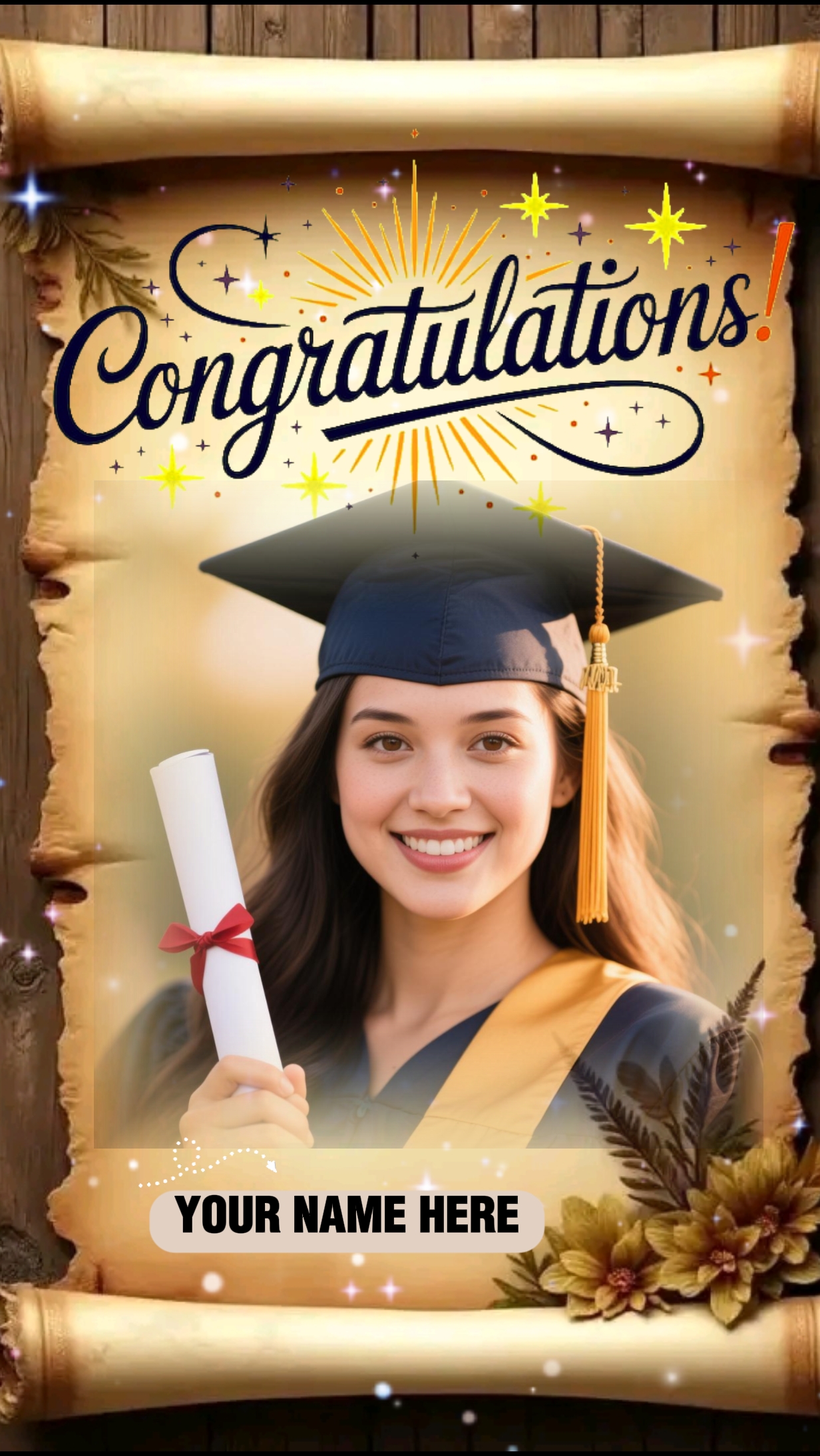 Graduation template