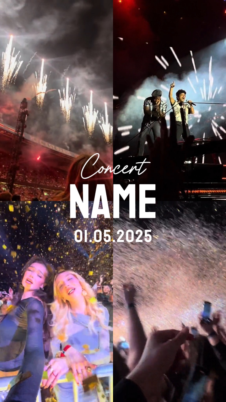 Récapitulatif du concert