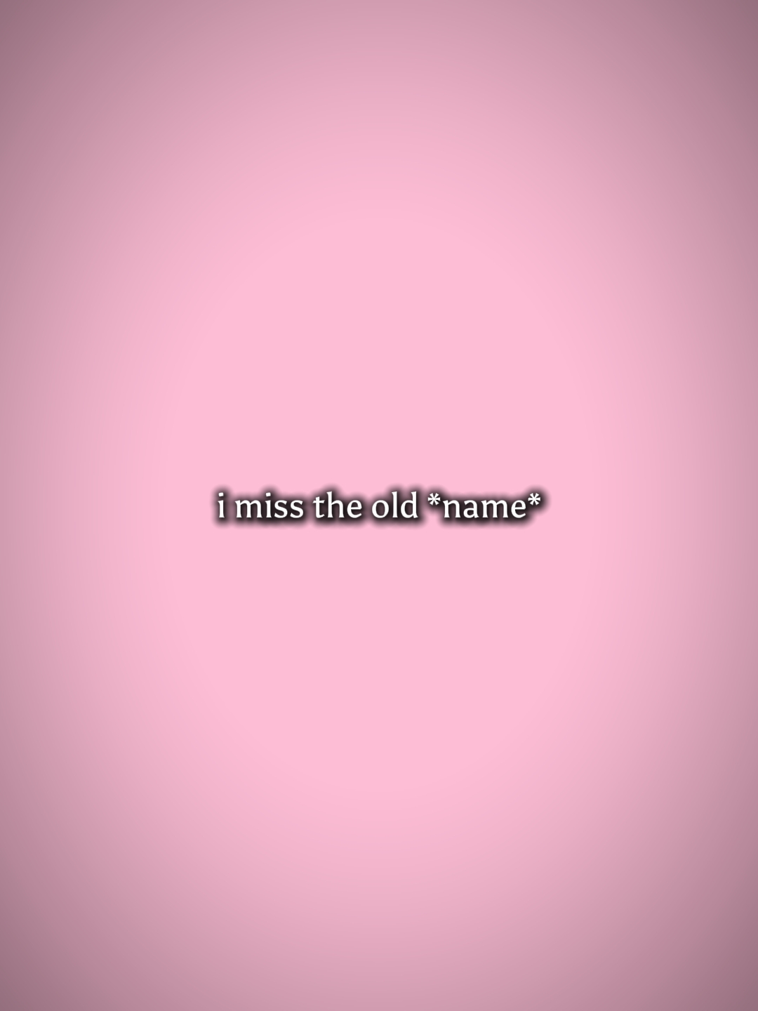 Extraño lo viejo...