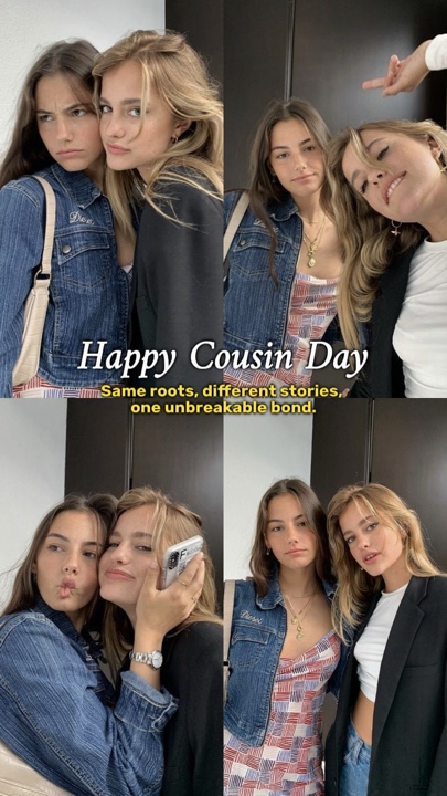 bonne journée cousine