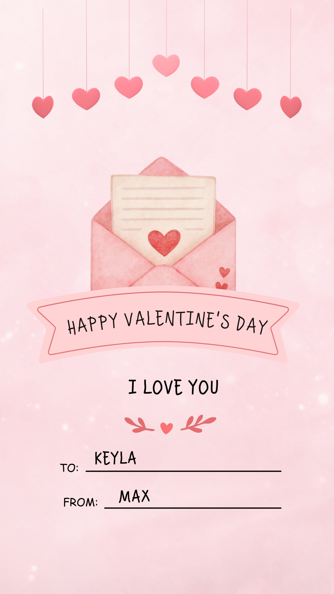 Tarjeta de San Valentín