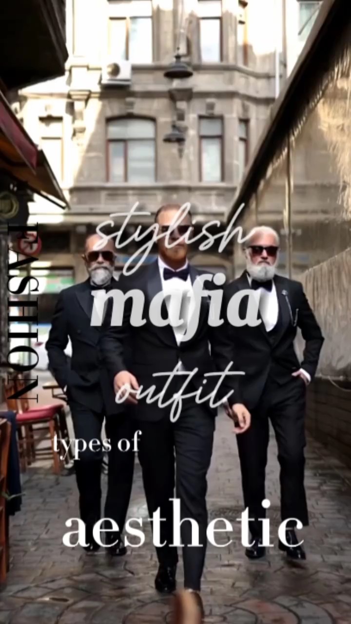 Traje de mafia con estilo