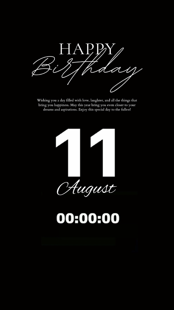 11 de agosto cumpleaños 
