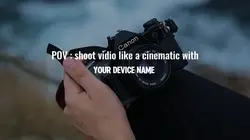 shoot with ur device