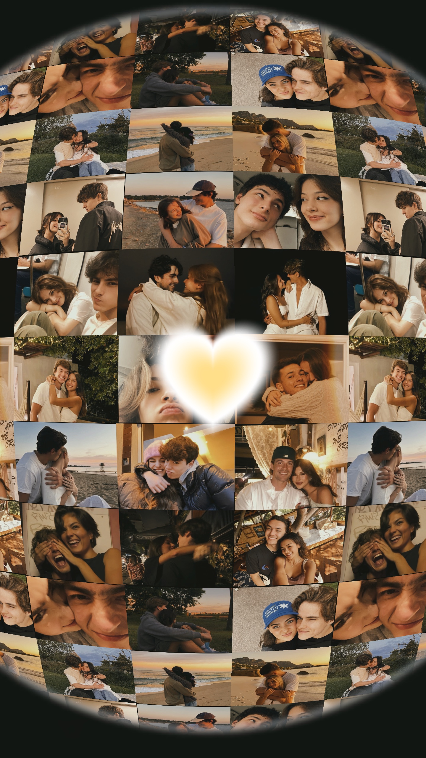 fisheye collage love