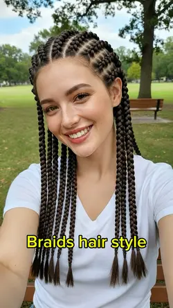Braids hair style