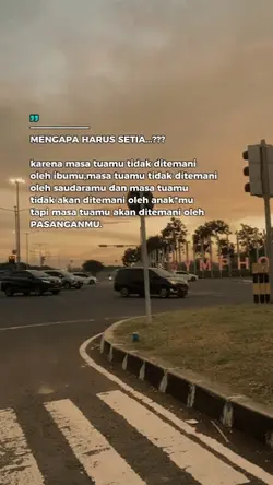 MENGAPA HARUS SETIA.