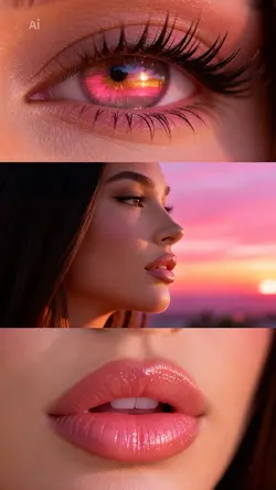 Face close up