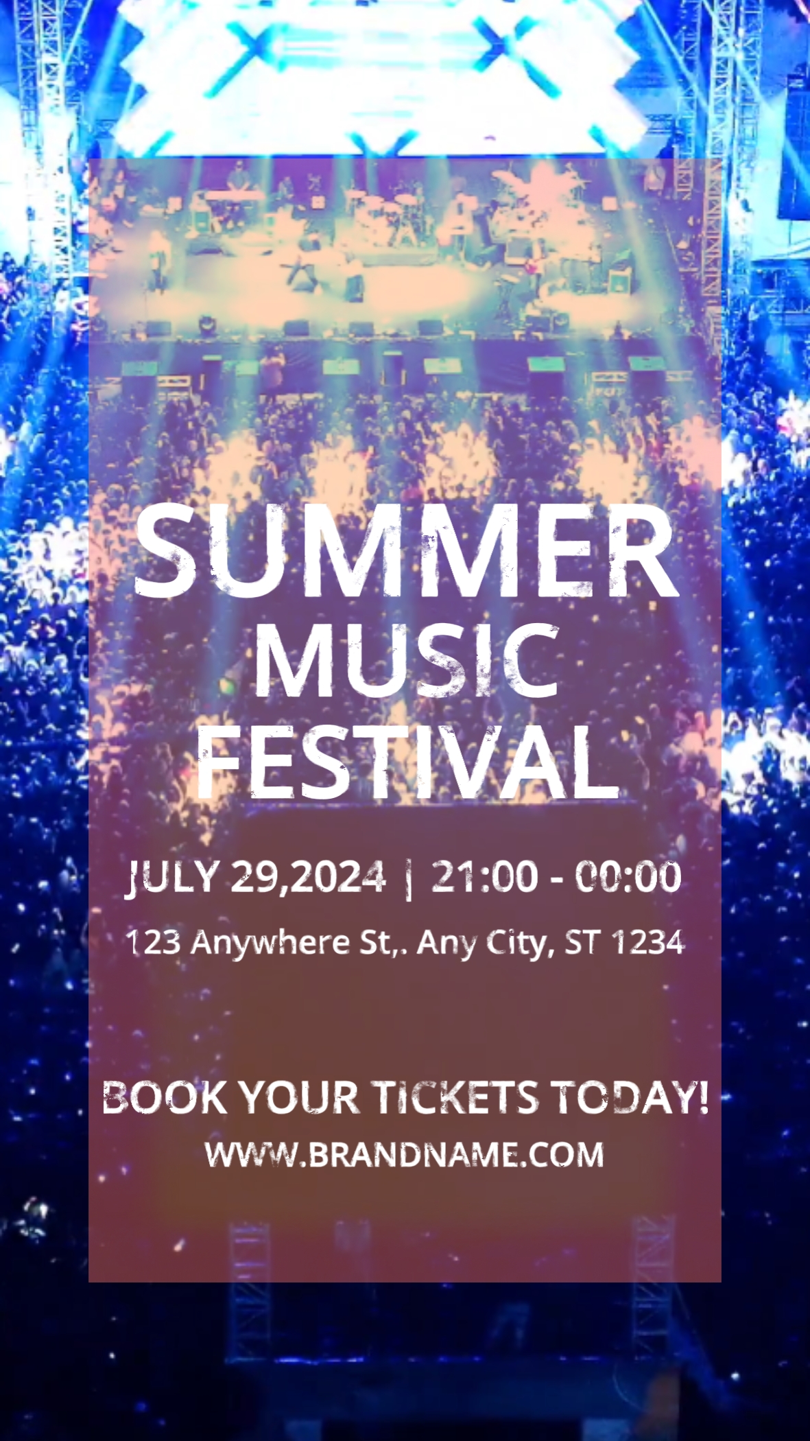Promoción del festival de música