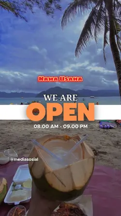 Beach We Are Open