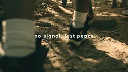 no signal just peace