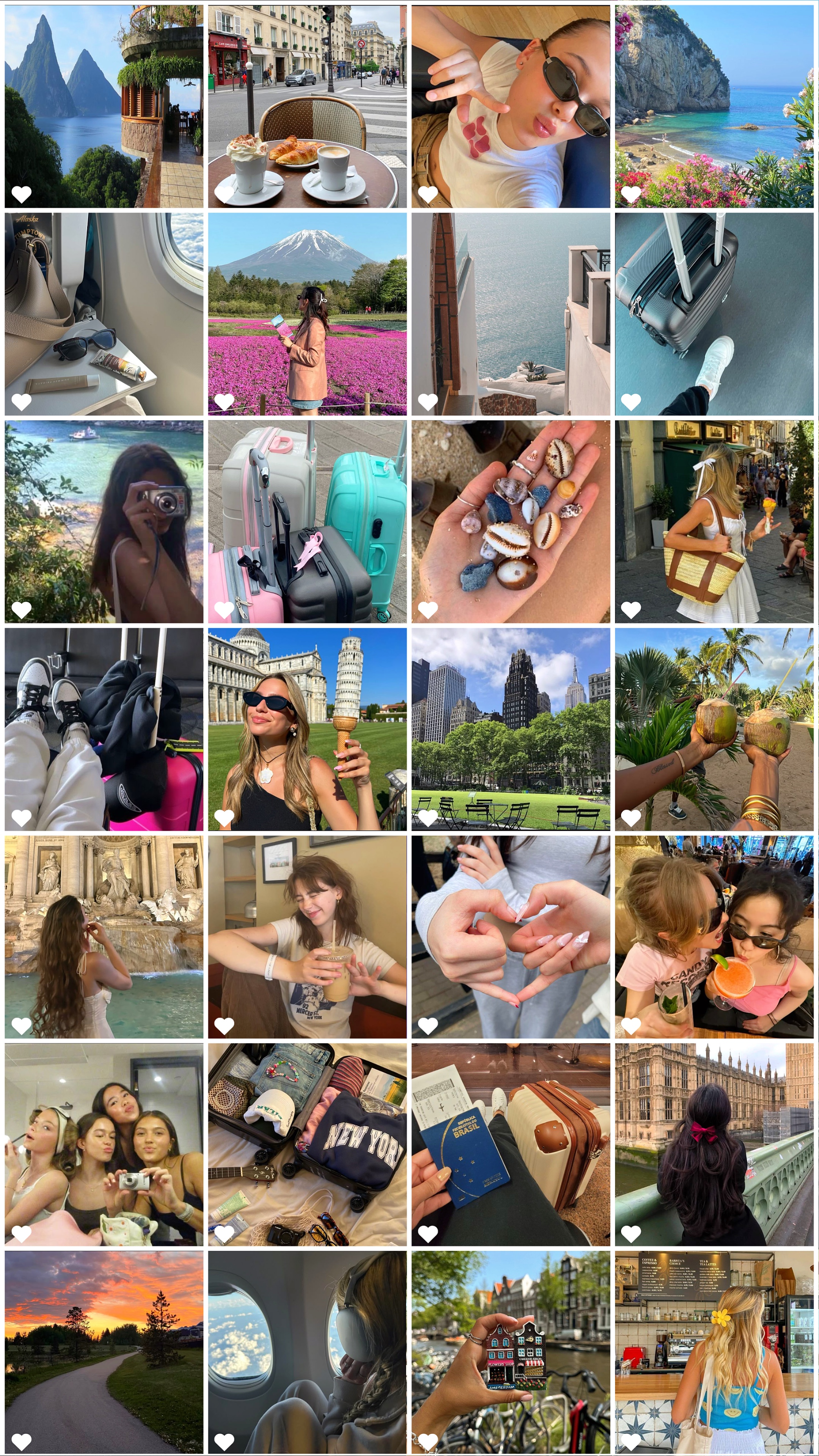 28 fotos de collage de cuadrícula