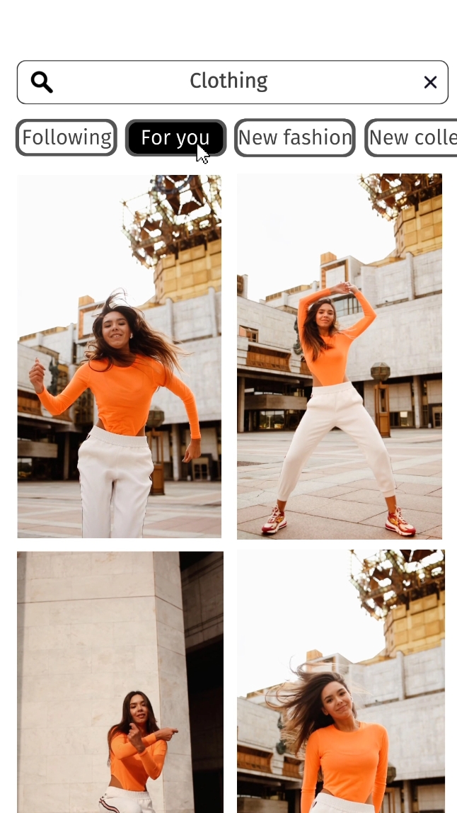 Clothing Product Display TikTok Style