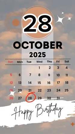 HBD 28 OCTOBER 