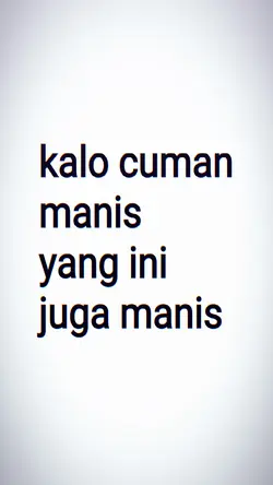 YANG INI JUGA MANIS