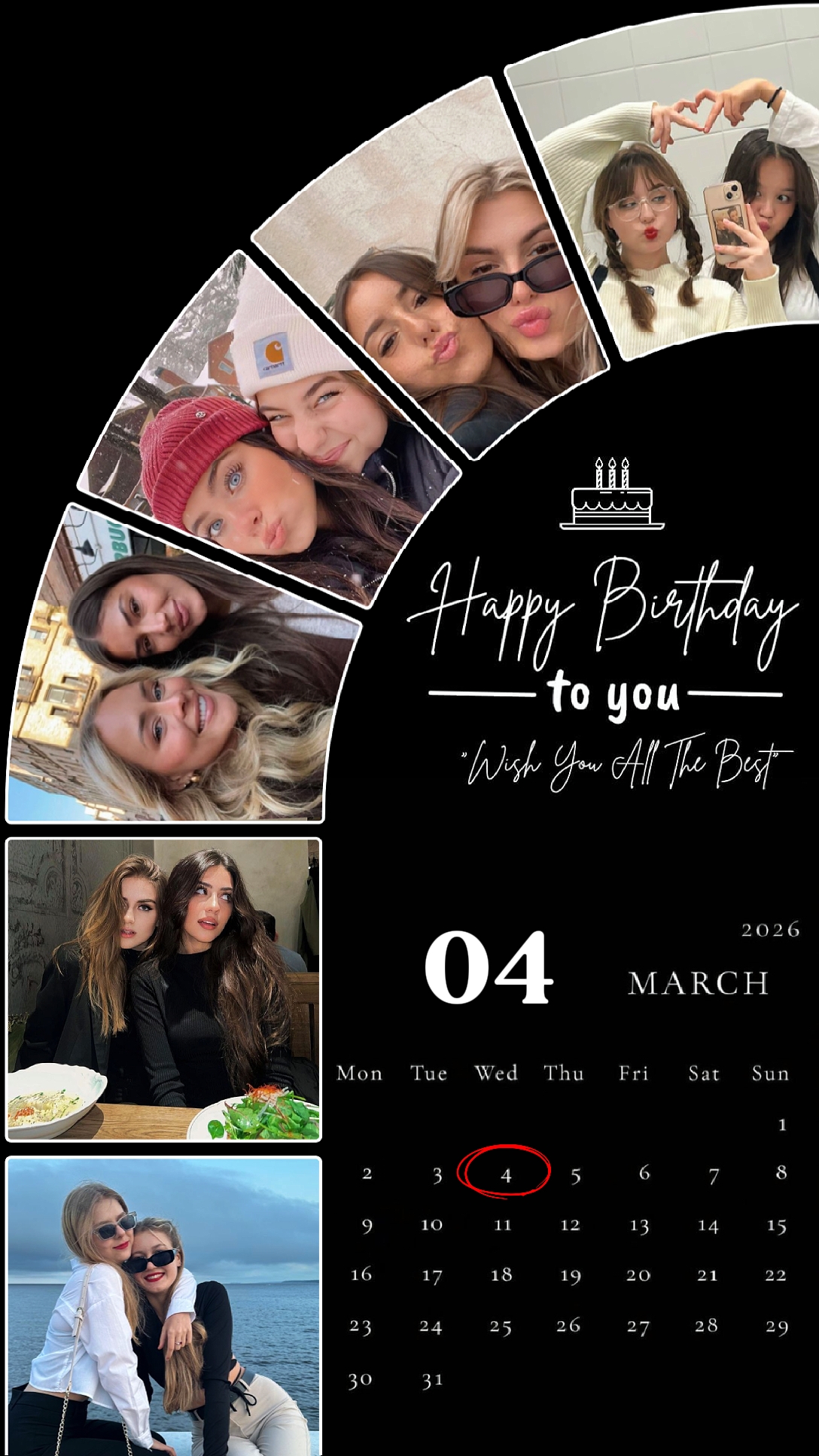 ANNIVERSAIRE 04 MARS 