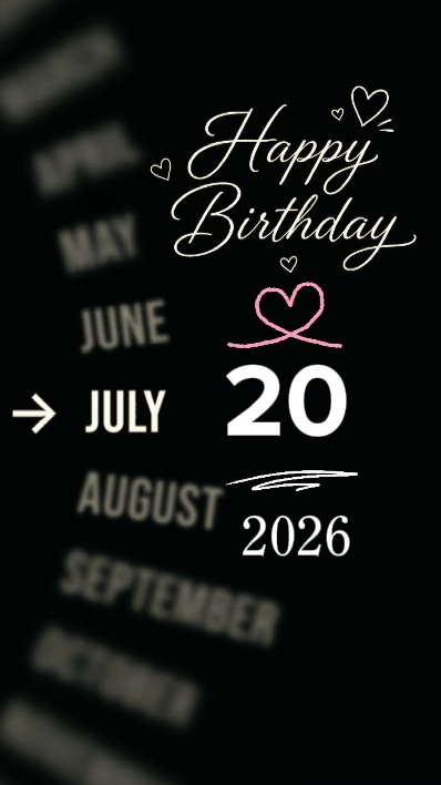 BDAY MY FREAND 20
