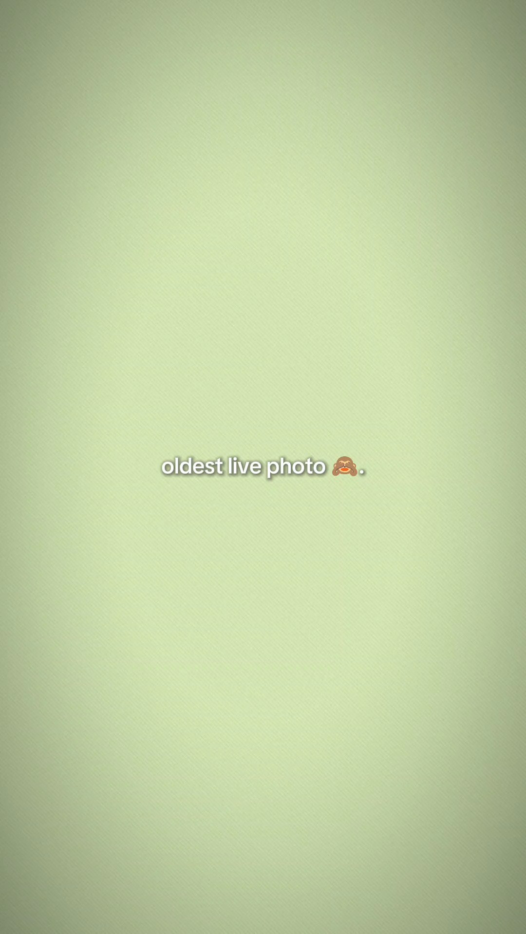 Foto ao vivo mais antiga 