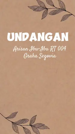 Undangan Arisan