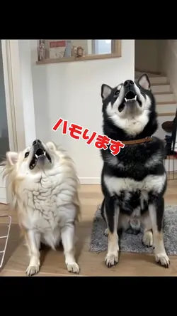 全力でハモります