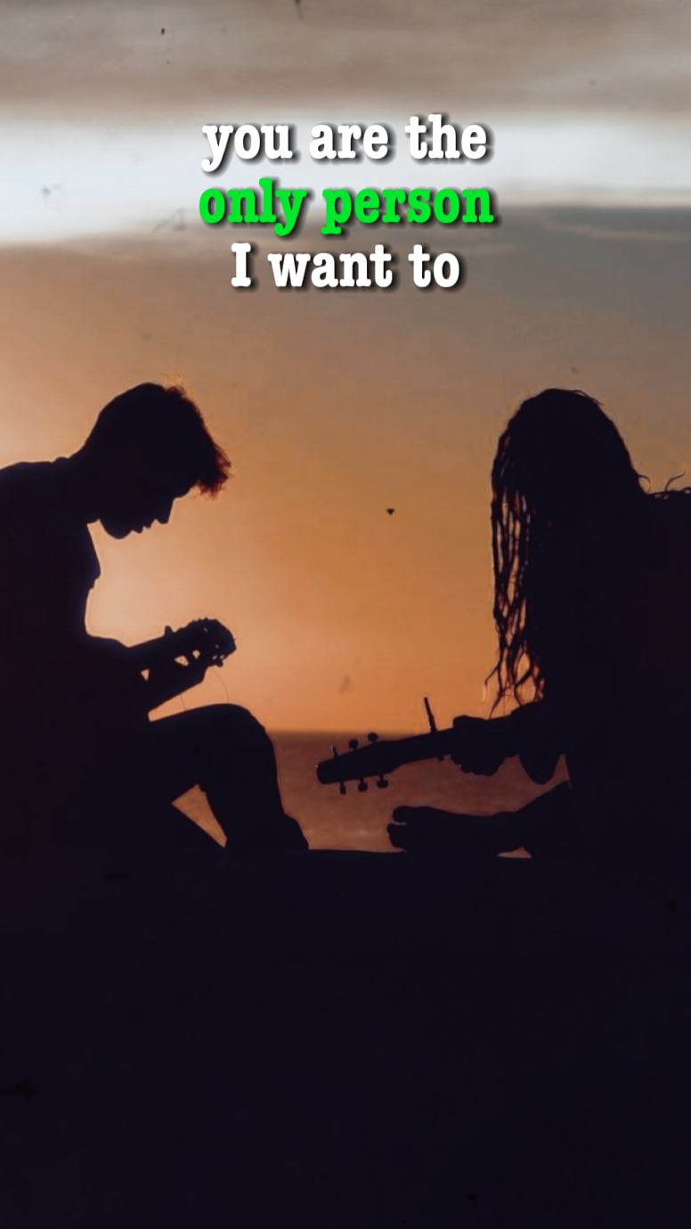 You're the only one