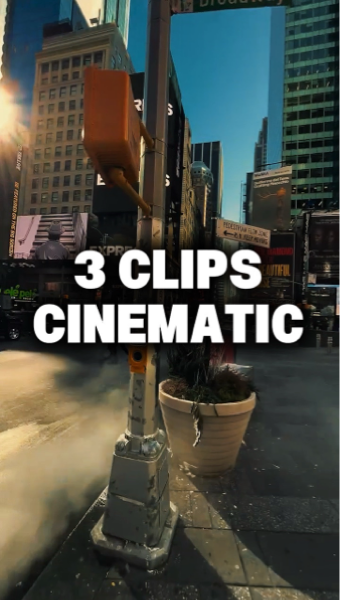 3 Clips Cinematic 
