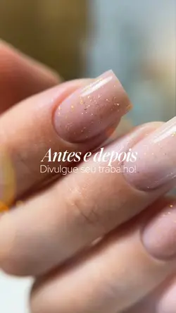 Antes e depois nails
