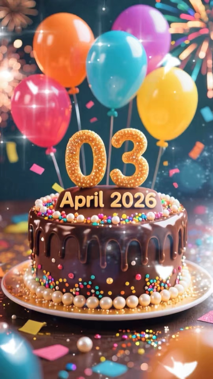Aniversário 3 de abril de 2026