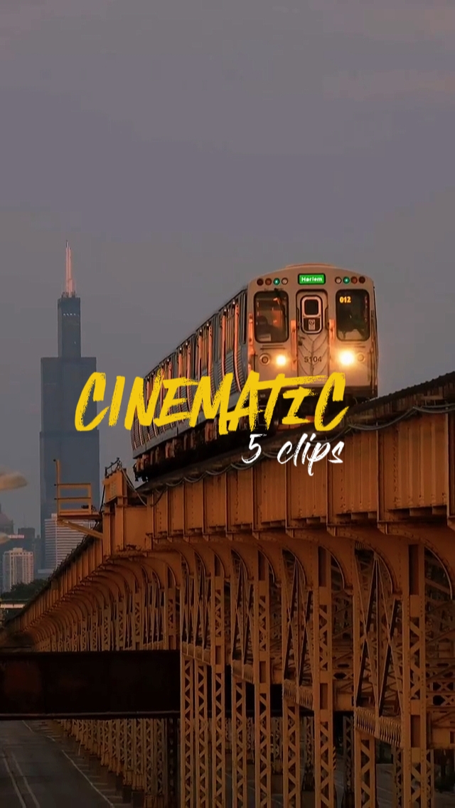 5 clips cinématiques 